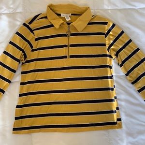 Long sleeve collar top